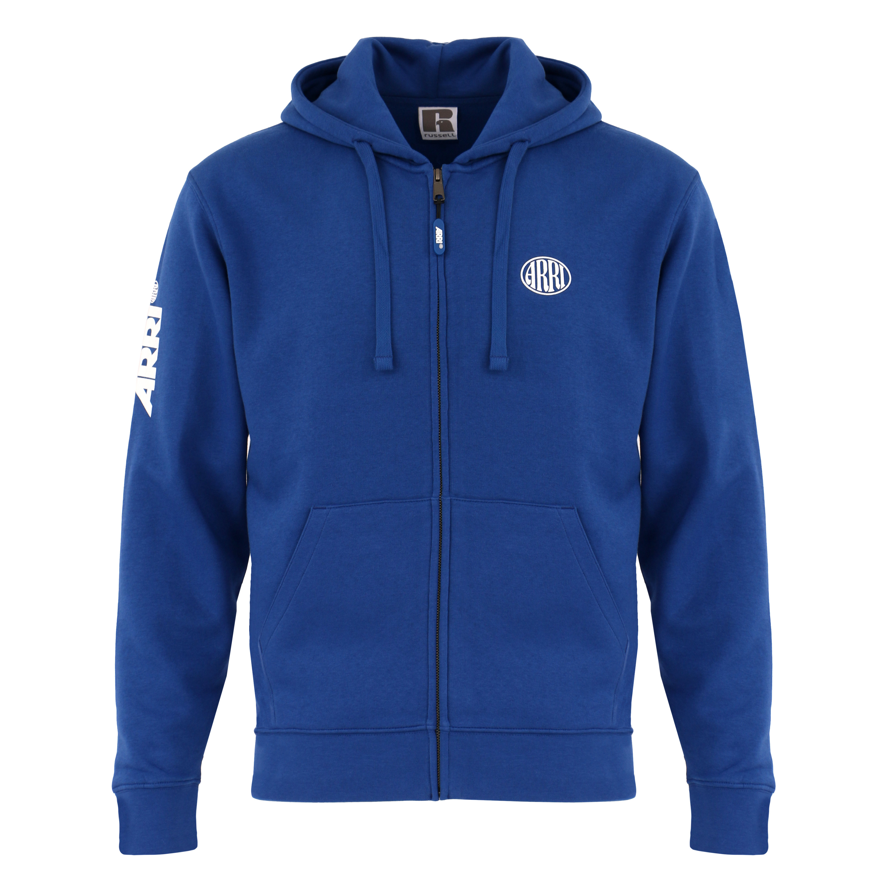 ARRI Unisex Zip Hoodie in royal blue